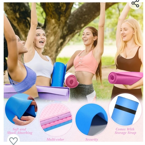 NWT Harloon PINK Yoga Mat - Picture 2 of 7